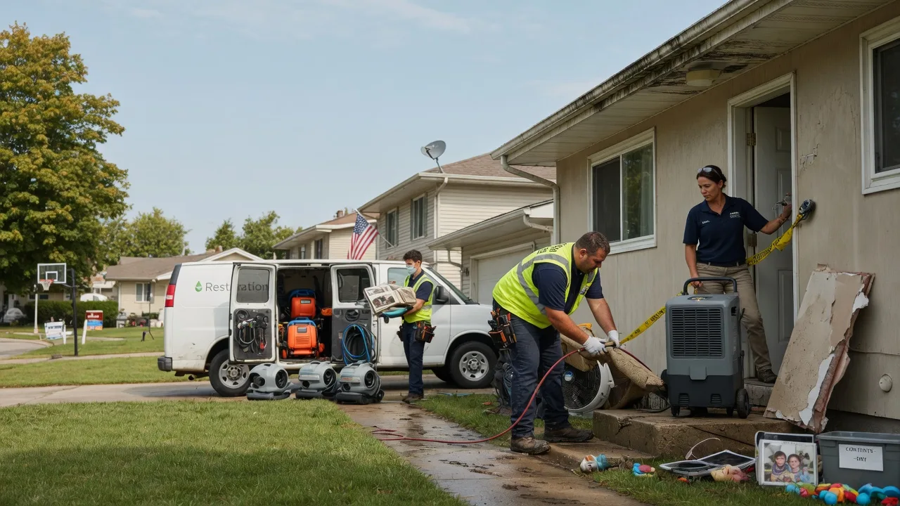 Water Damage Restoration in La Crosse, IN near me